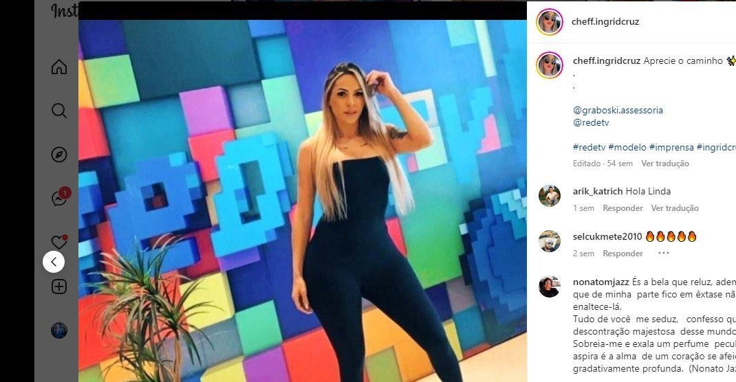 Influencer digital, Ingrid Cruz, capa da Sexy e chef de cozinha, viraliza nas redes sociais alcançando mais de 14 milhões de contas 1 INGRID