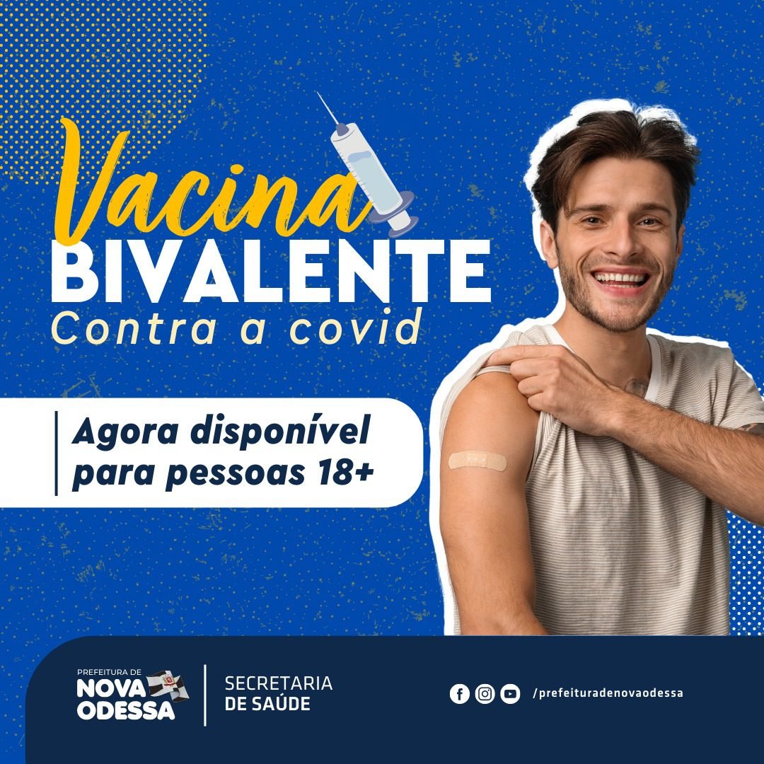 Cards Vacinação Bivalente Covid 18+ PMNO 2023-04-26