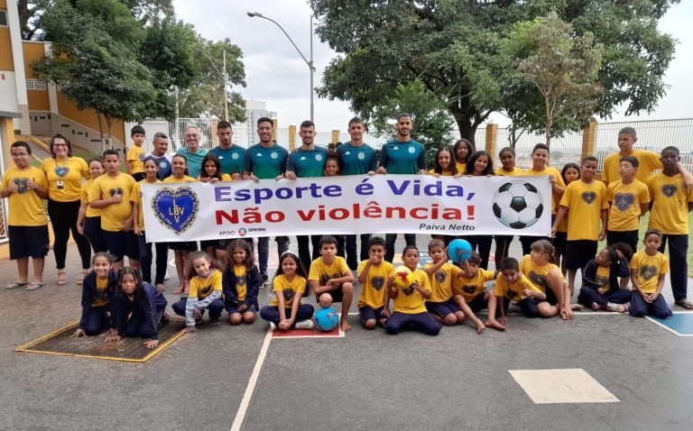 Faixa campanha pela Paz nos ambientes esportivos