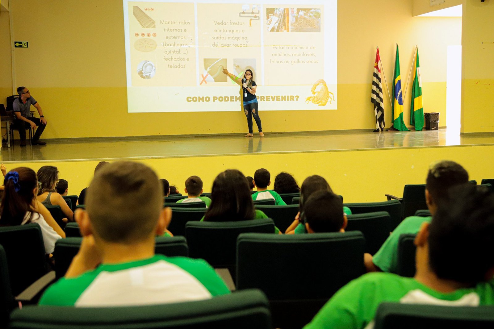 Saúde na Escola: Ciclo de palestras sobre Saúde Ambiental segue nas escolas municipais 1 palestra açao pse 04 imprensa