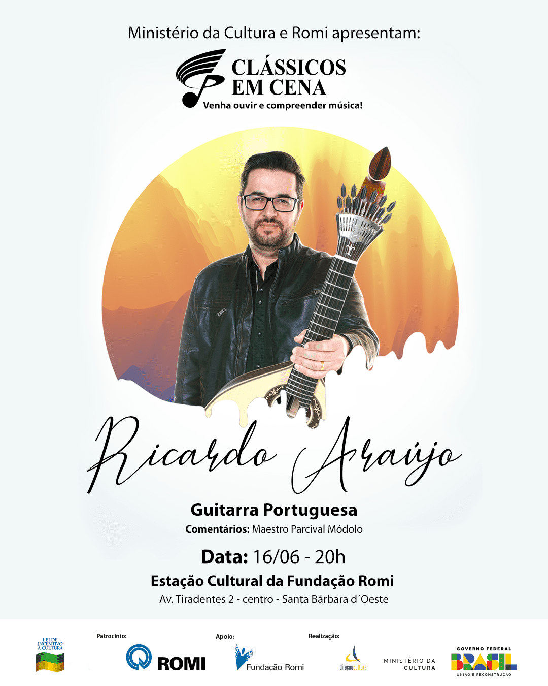 Projeto ‘Clássicos em Cena’ apresenta os encantos da Guitarra Portuguesa para o público de Santa Bárbara d’Oeste 1 11_FEED_RICARDO_ARAUJO