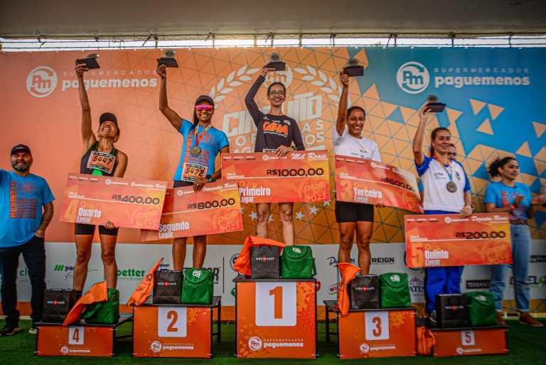 Podio Feminino 5 KM