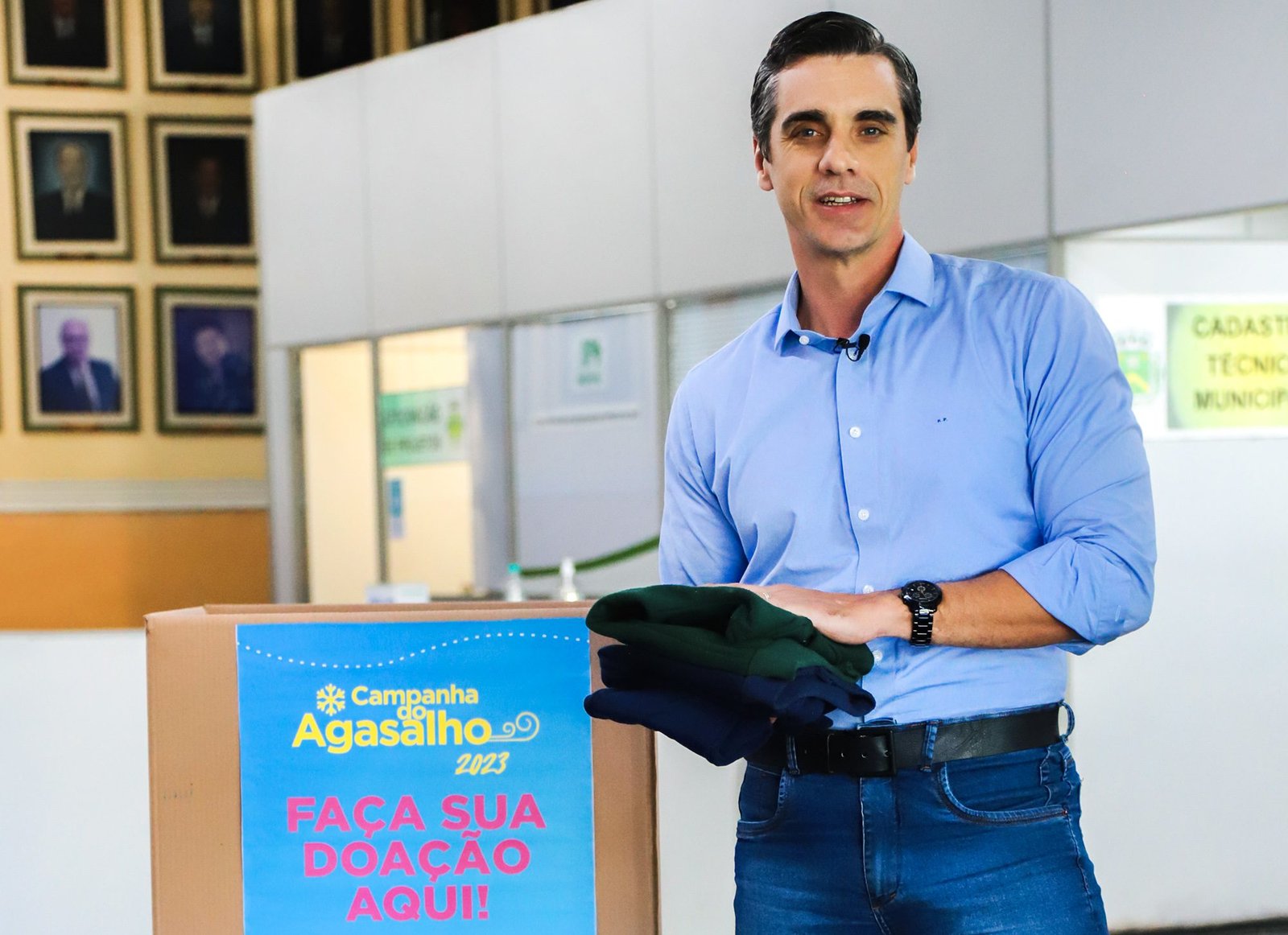 Rafael Campanha do Agasalho 04 - imprensa