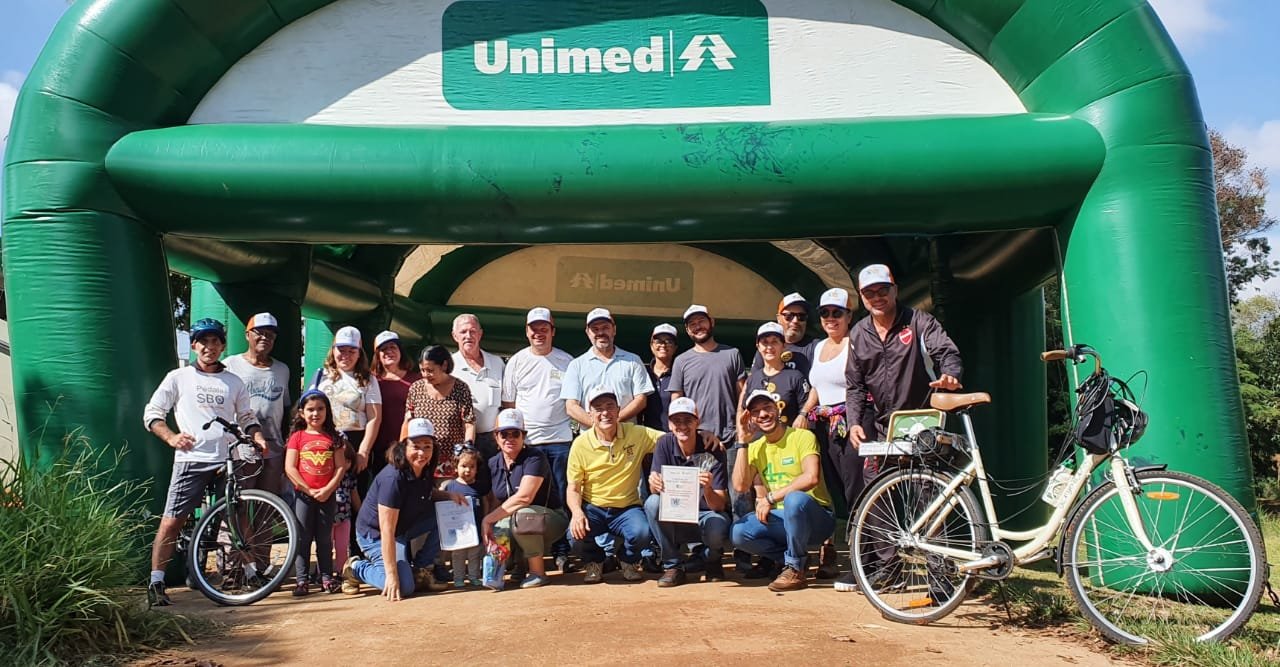 Tenda - plantio Unimed e Rotary