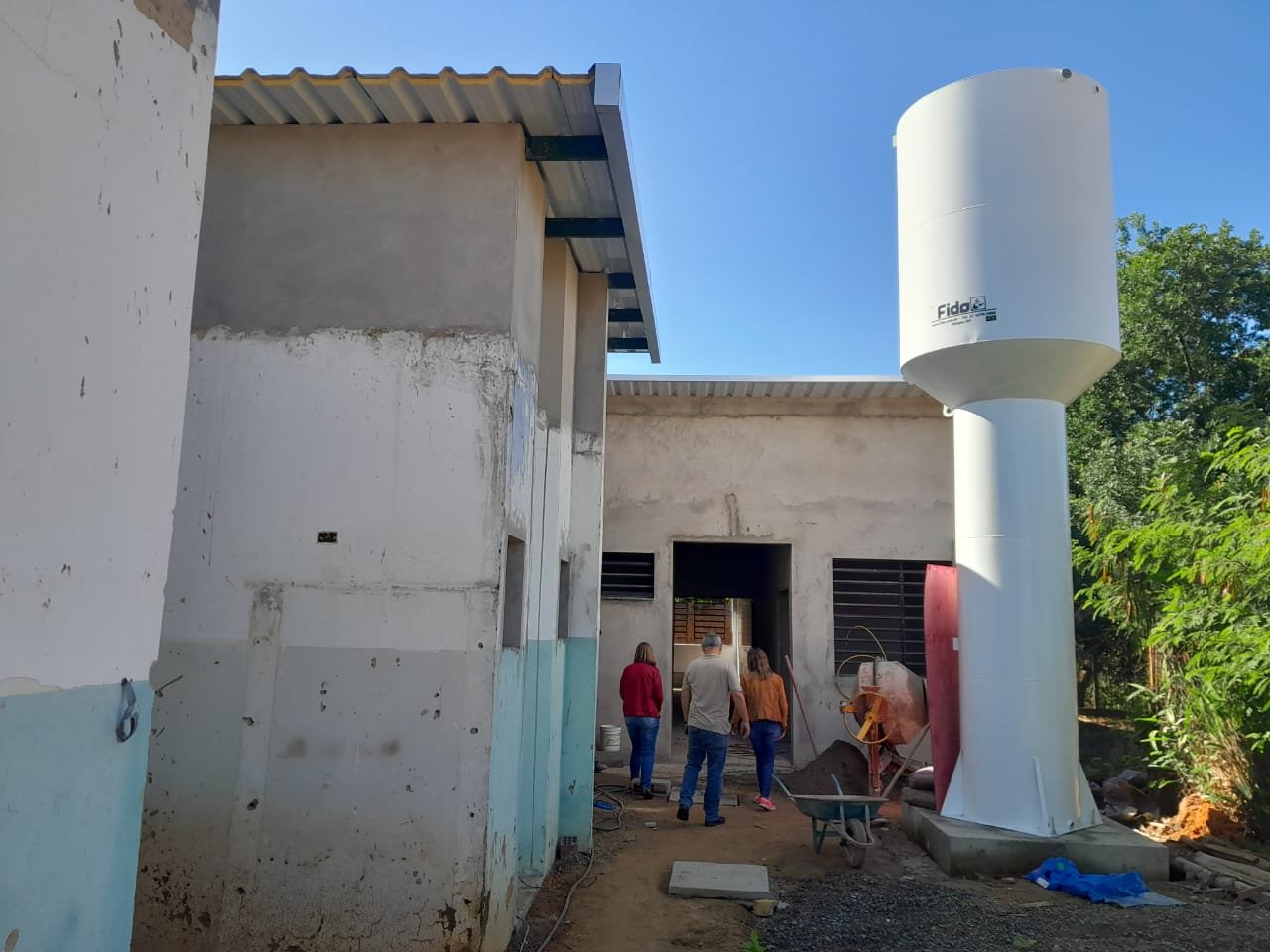 Creche Wanda Polo Müller recebe nova caixa d’água 1 Caixa d'água Wanda