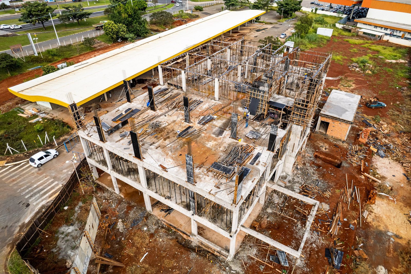 Prédio de três andares do “Cidade Saúde” ganha forma em Santa Bárbara 1 Cidade Saúde Drone - 01 imprensa