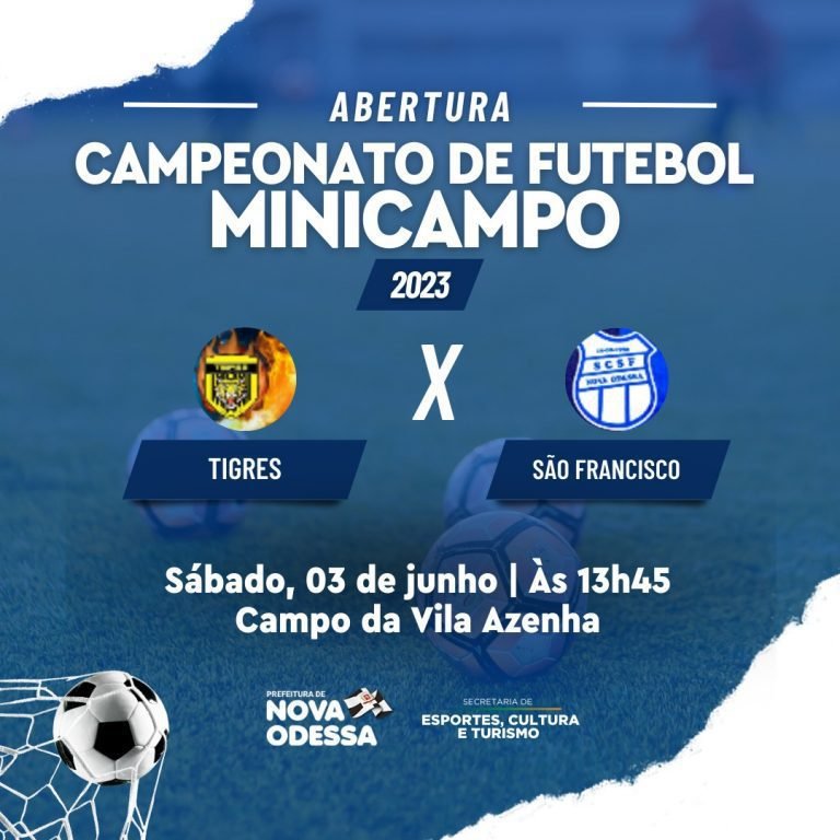 Início Campeonato de Minicampo de Nova Odessa 2023-06-02