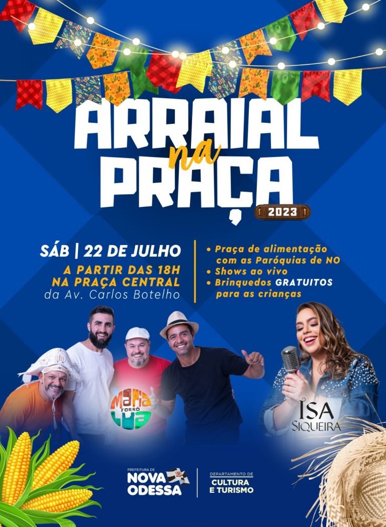 Arraial na Praça 2023 da PMNO atualizado