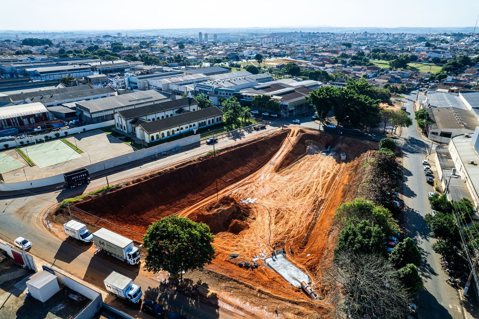 Drone Piscinão São Fernando - 09 imprensa