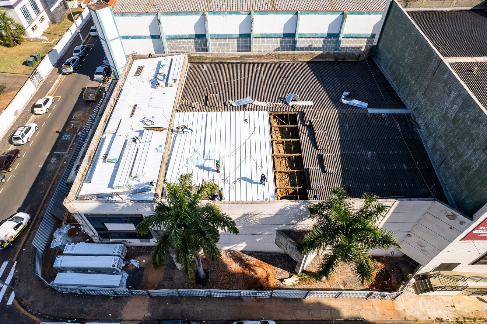 Telhado Teatro Municipal Drone - 17 imprensa