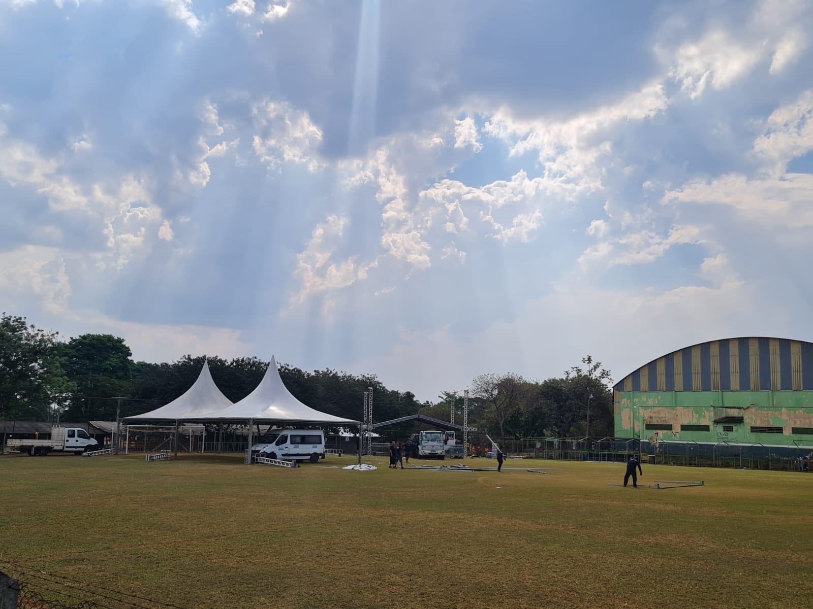 1° Encontro Nordestino NO x montagem infraestrutura Campo do Triunfo 2023-08-24