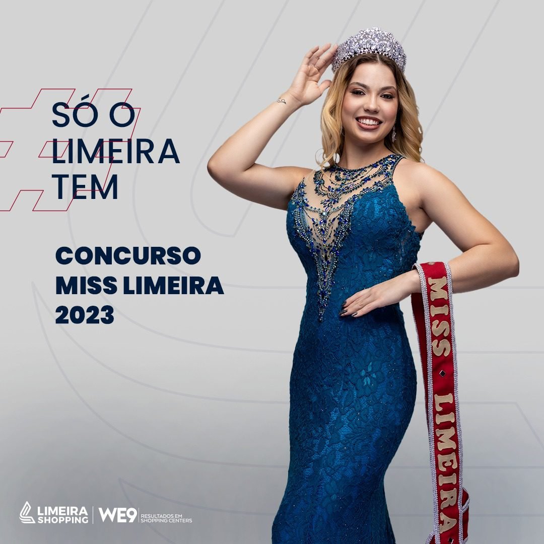 Inscrições para o Miss Limeira vão até dia 18; desfile será no Limeira Shopping 1 Arte - Miss Limeira