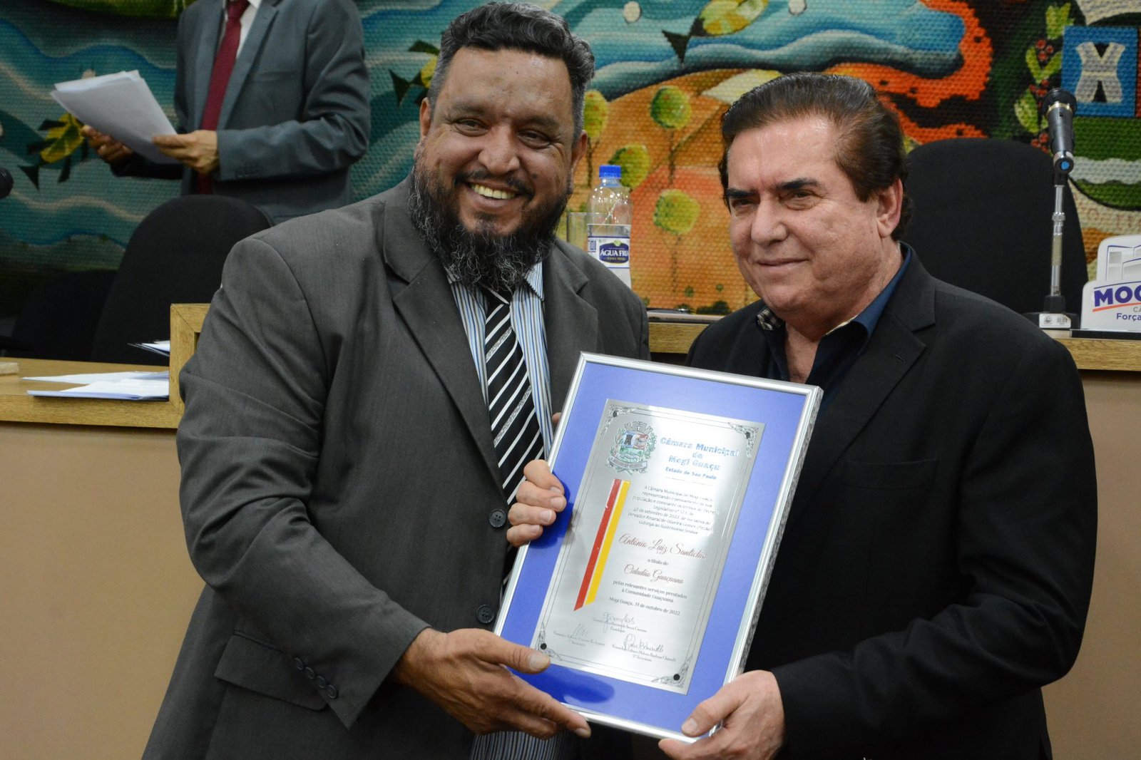 Cidadão guaçuano- Vereador Pezão e sr Antonio