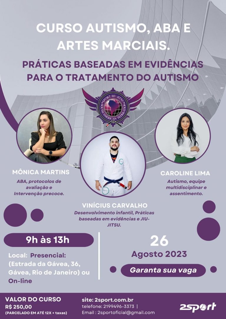 Curso Autismo, Aba e Artes Marciais