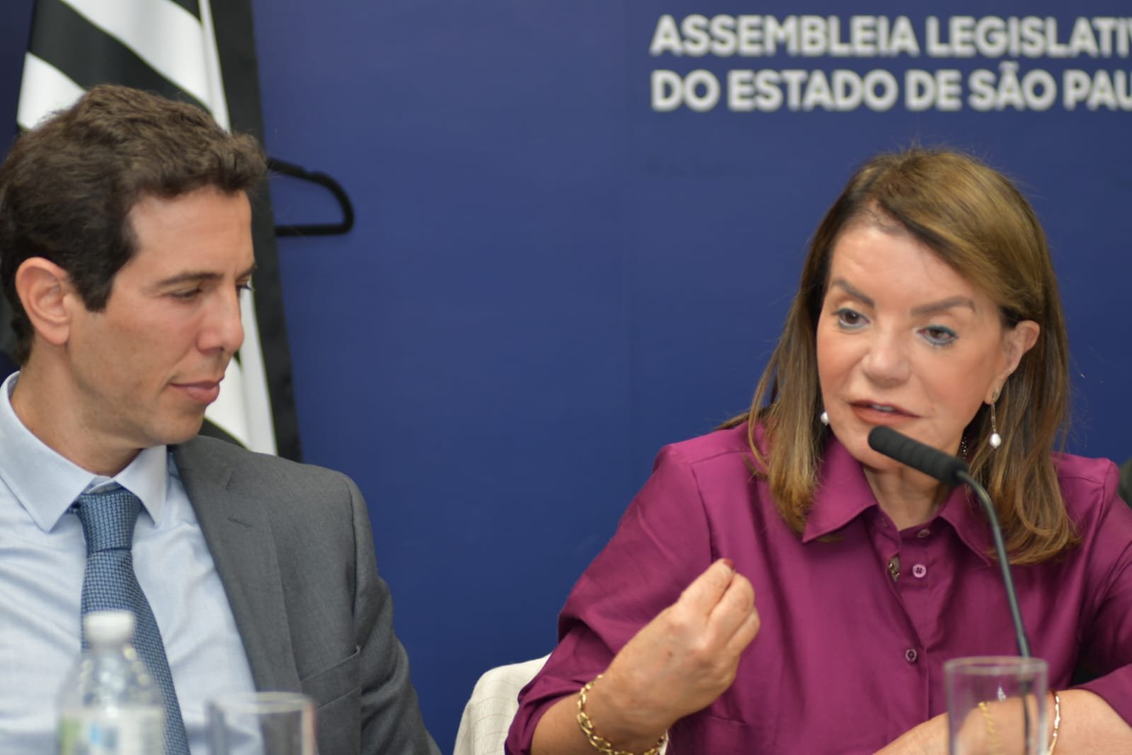 21-09-23-Durante a reunião da Comissão de Educação e Cultura da Alesp, a deputada Bebel questionou o secretário Renato Feder, sobre a APD fora da escola