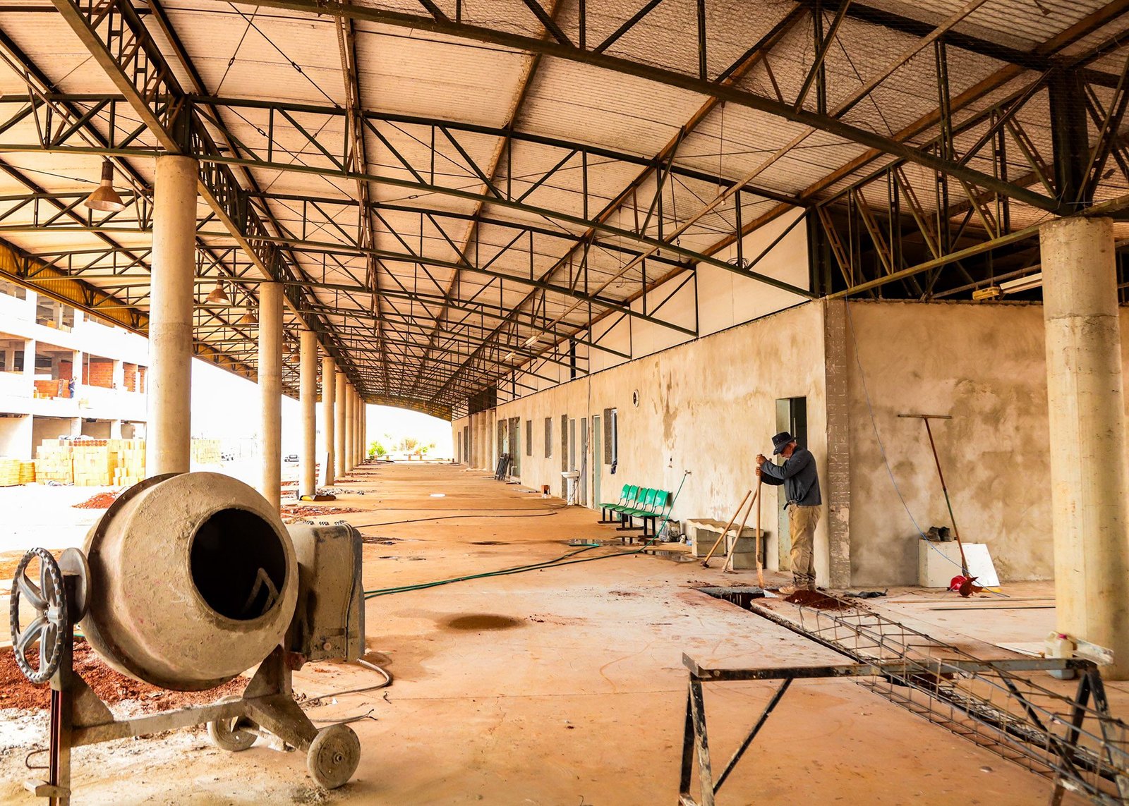 Avança a obra do Novo Terminal Urbano de Santa Bárbara 1 Novo Terminal Urbano 03 - imprensa