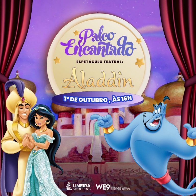 Palco Encantado - Aladdin