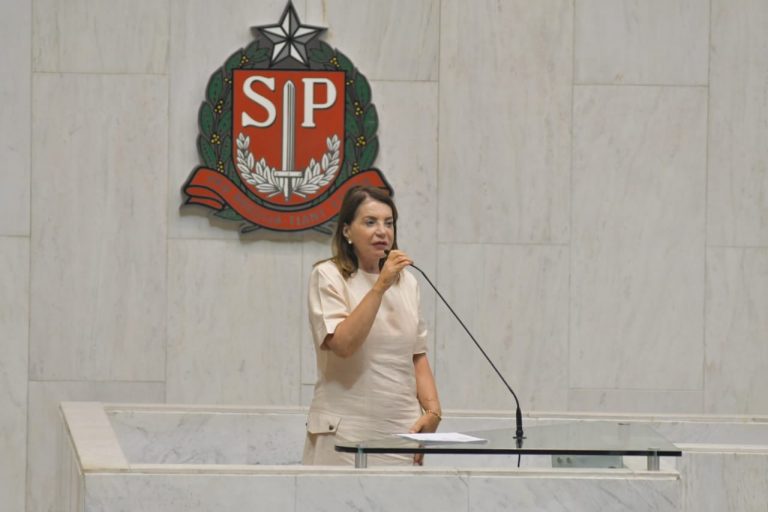 17-10-23-A deputada Professora Bebel diz que a Sabesp é um patrimônio de São Paulo, uma empresa lucrativa e que garante o abastecimento de água de qualidade para cerca de 30 milhões paulistanos