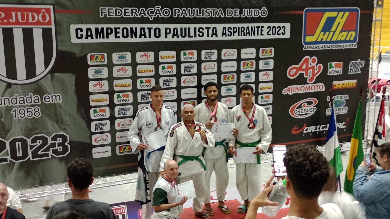 2 Judoca da escolinha da PMNO é campeão Paulista de Aspirantes