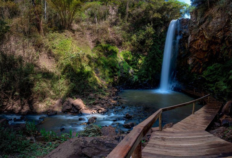 Cachoeira São Sebastião, acessível pelo ecoparque São Bento