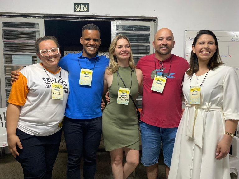 Rita Lima, Renan Rodrigo Silva, Renata Fagionatto, Rodrigo Miletta e Aline Martins da Silva