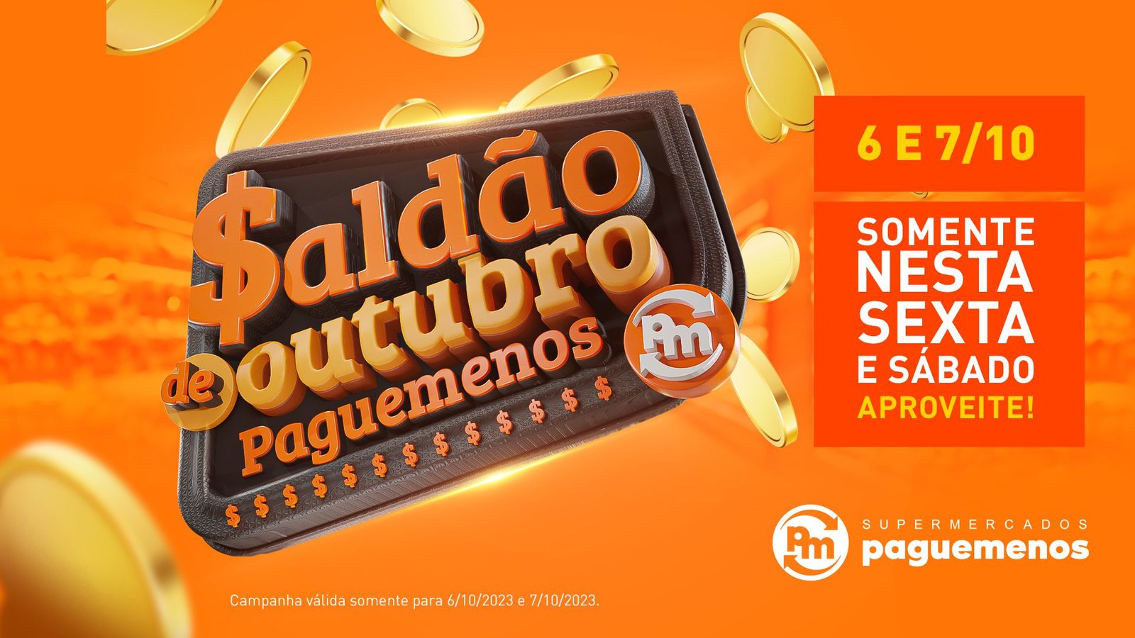 Saldão de Outubro pague menos