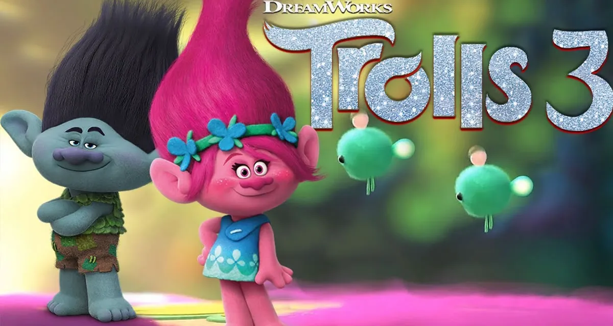 ‘Trolls 3 - Juntos Novamente’ é atração do MoviecomTodos, no próximo domingo 1 divulgação