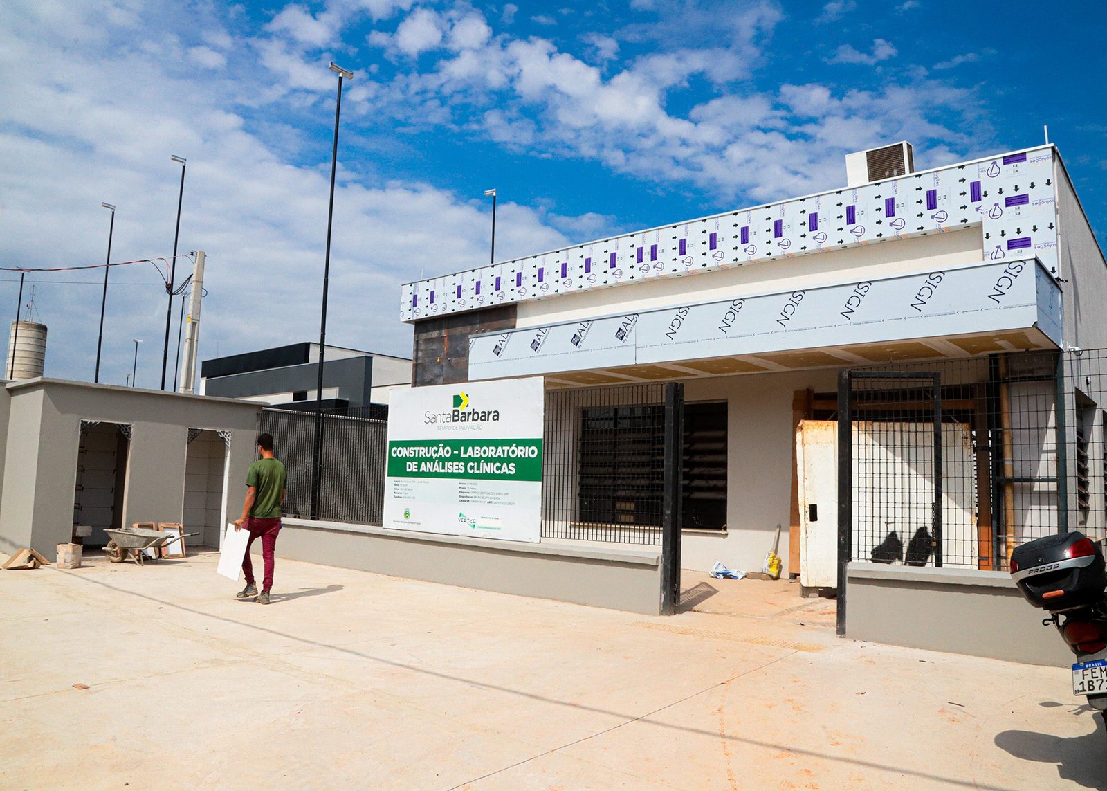 Obras do Novo Laboratório de Análises Clínicas estão na reta final 1 laboratorio perola 03 imprensa