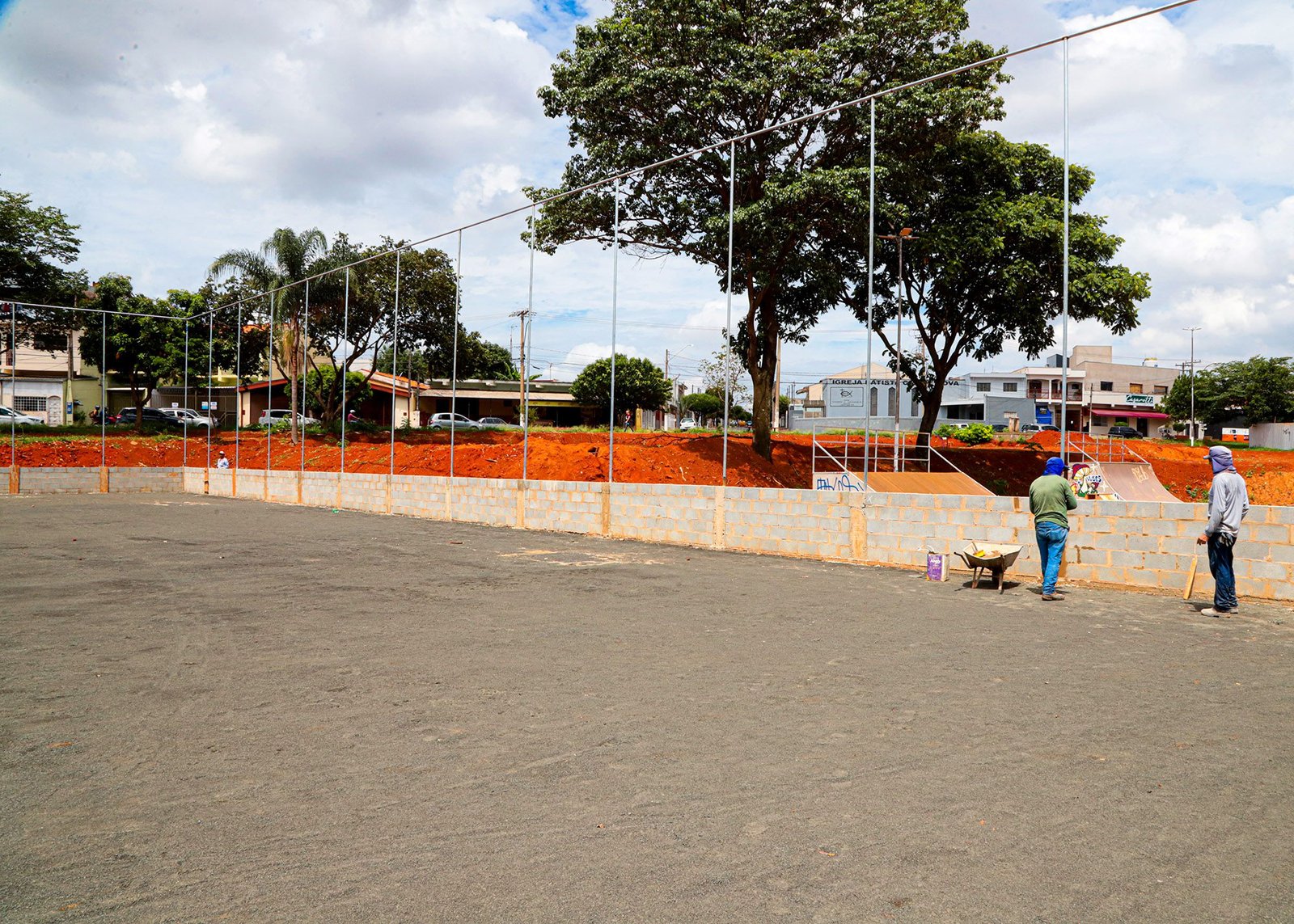 Obras na Praça “Dante Furlan” continuam 1 praça dante furlan 01 imprensa