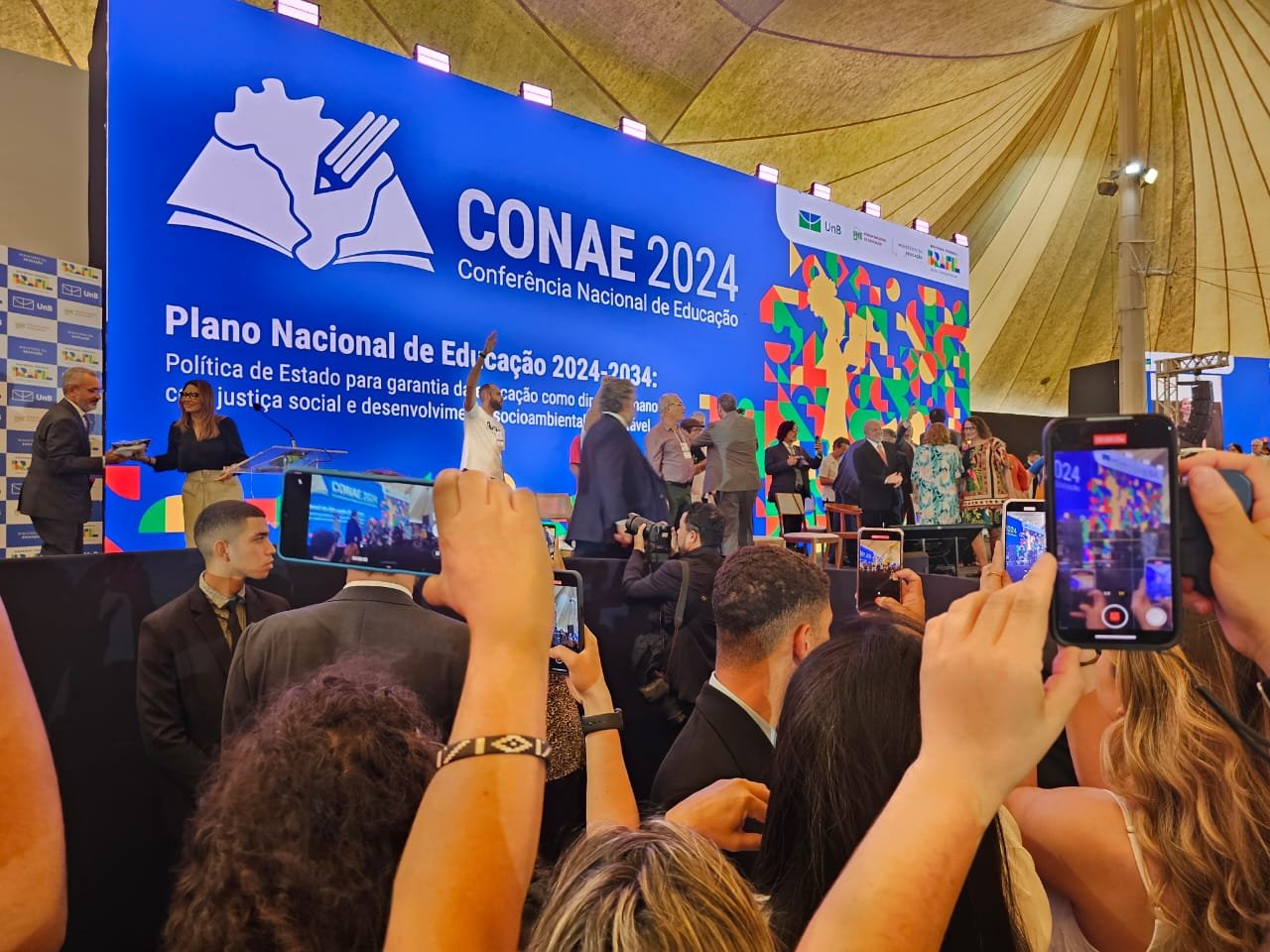 30-01-24-Realizada na Universidade de Brasília, a Conae contou com a participação do presidente Lula, no seu encerramento