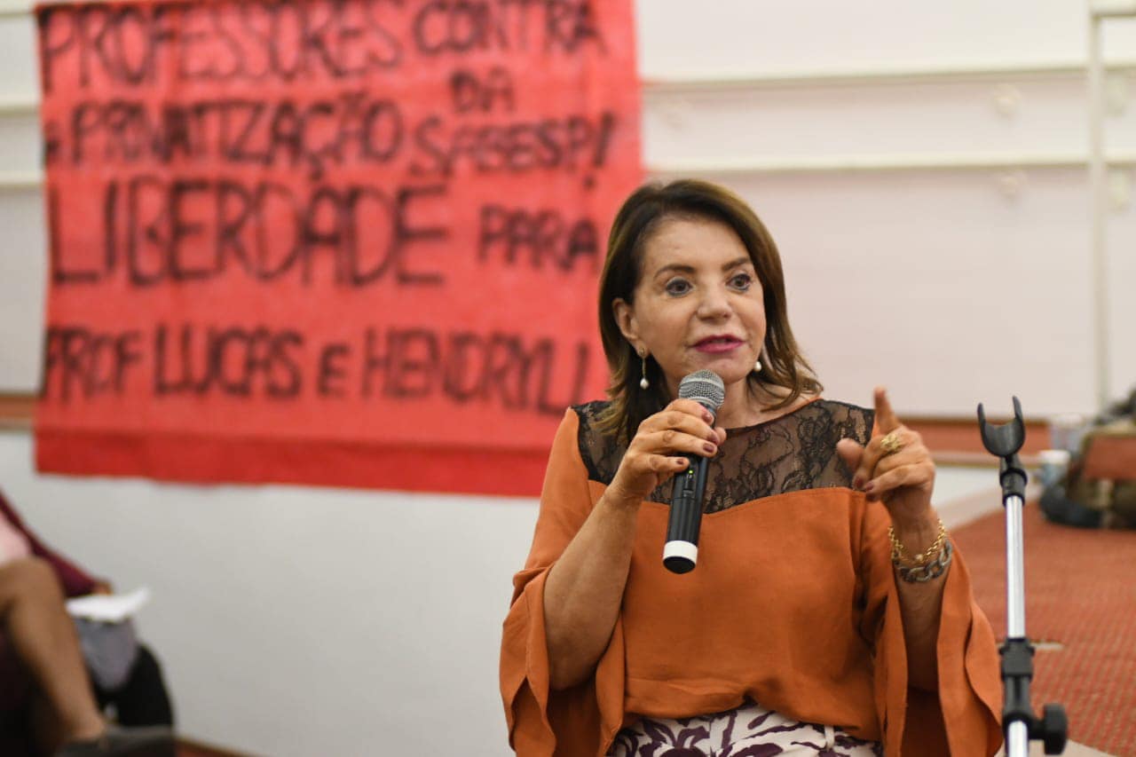 05-03-24-A Professora Bebel vem há anos denunciando o caráter excludente das políticas educacionais no estado de São Paulo