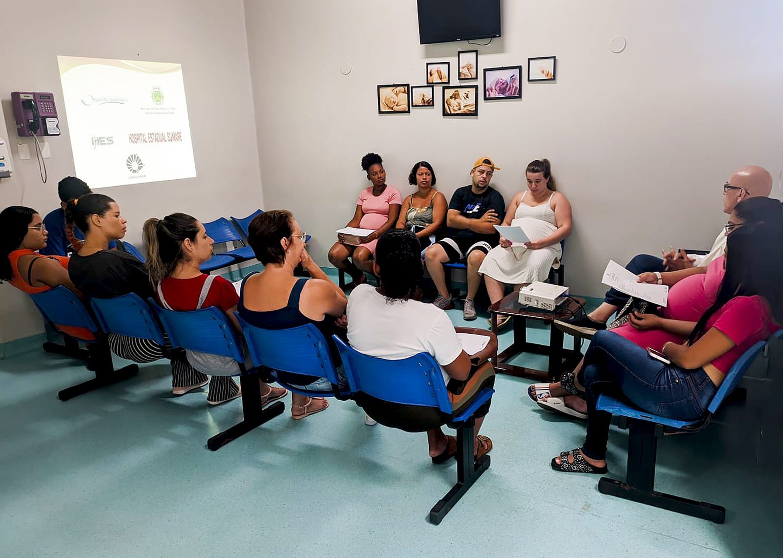 visita maternidade imprensa