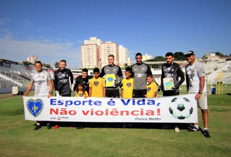 Homenagem Goleiro Ponte Preta_Crianças Atendidas LBV