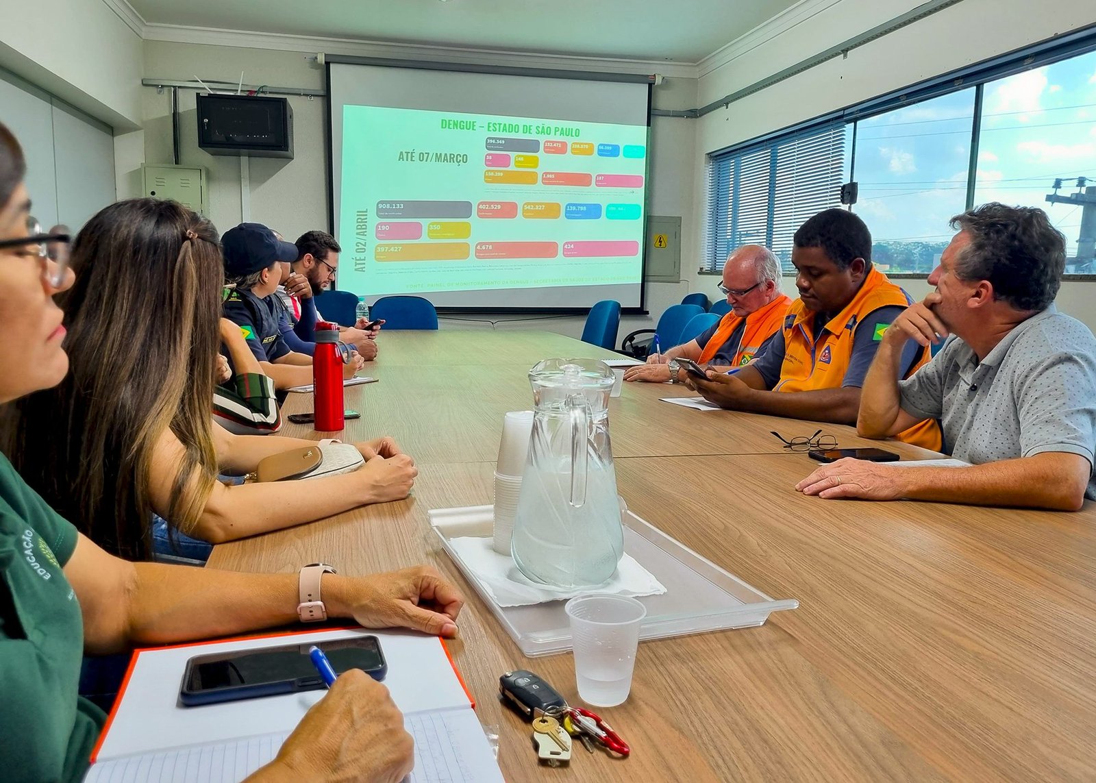 Combate ao Aedes aegypti: Prefeitura de Santa Bárbara segue com reuniões de monitoramento 1 reuniao arboviroses dengue 03 imprensa