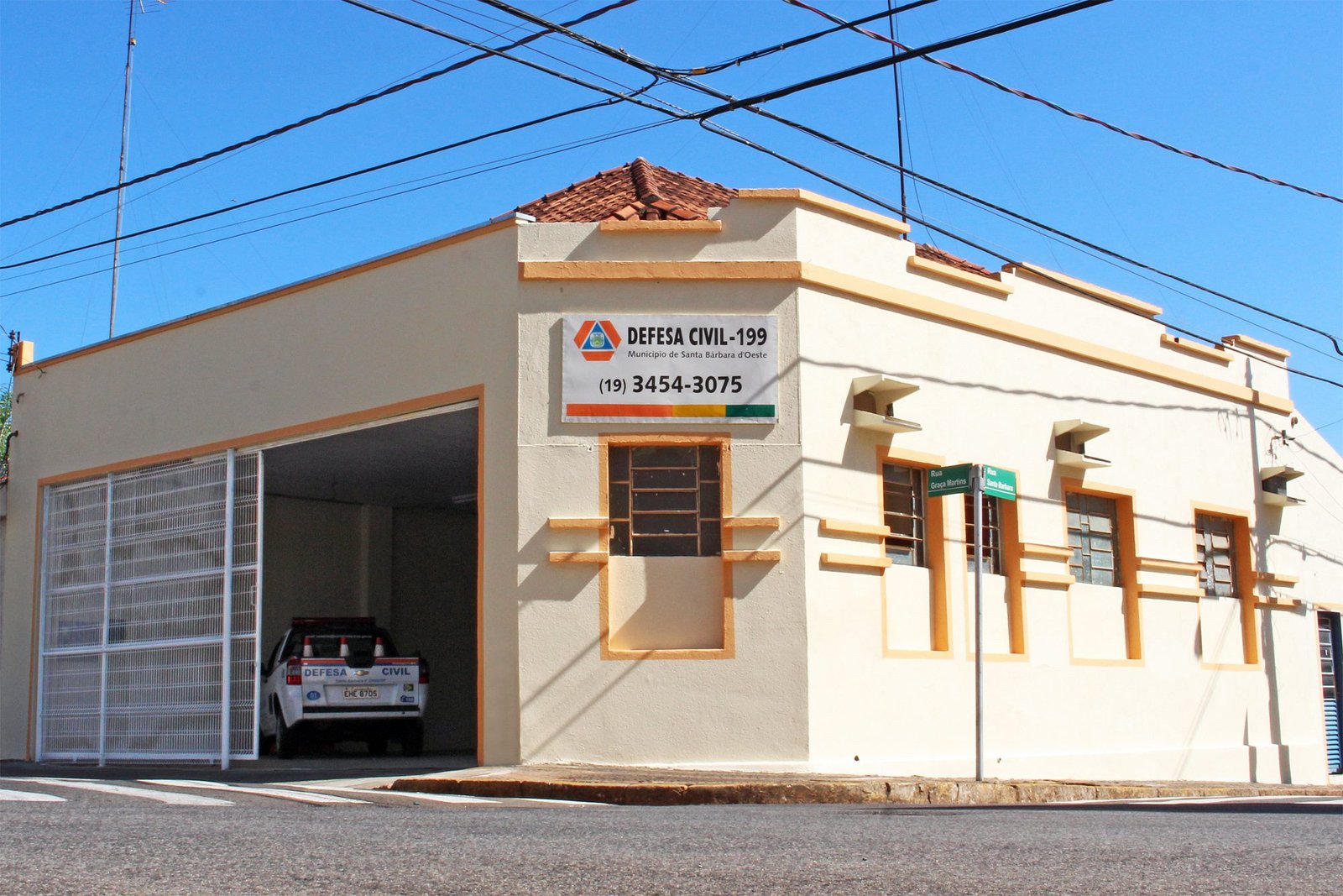 Fachada Defesa Civil 01 - imprensa