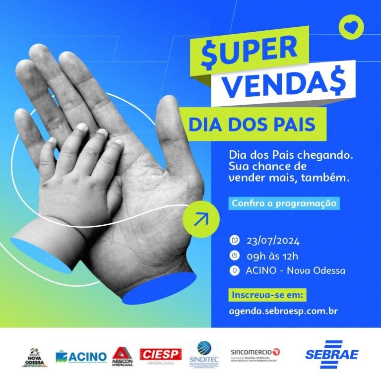 Curso Super Vendas Dia dos Pais Acino Sebrae PMNO 2024-07