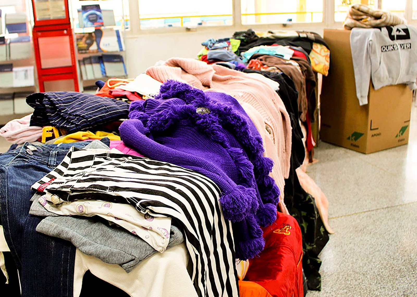 campanha do agasalho imprensa