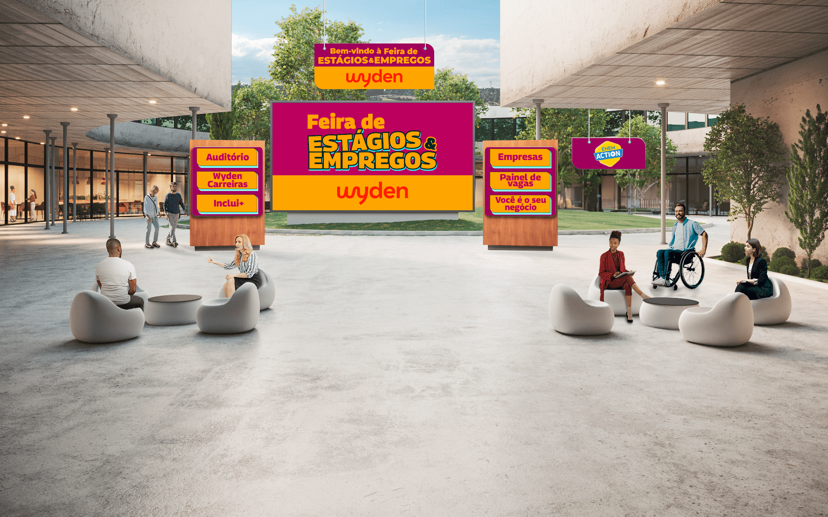 feira de estagios e empregos