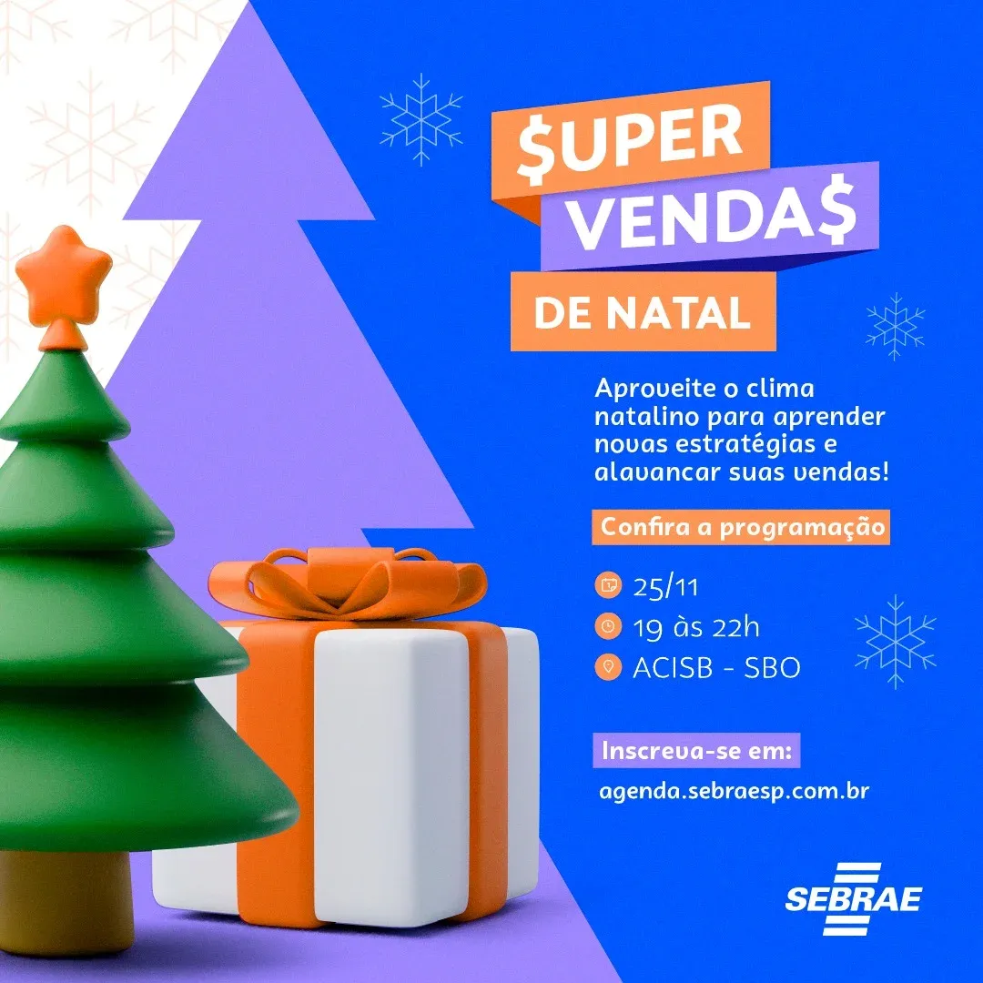 Palestra Super Vendas de Natal