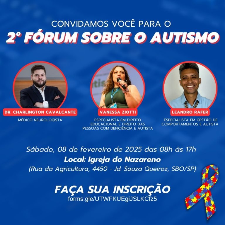 Santa Bárbara d´Oeste sedia o 2º Forum sobre Autismo do município 1 Banner Principal Imprensa