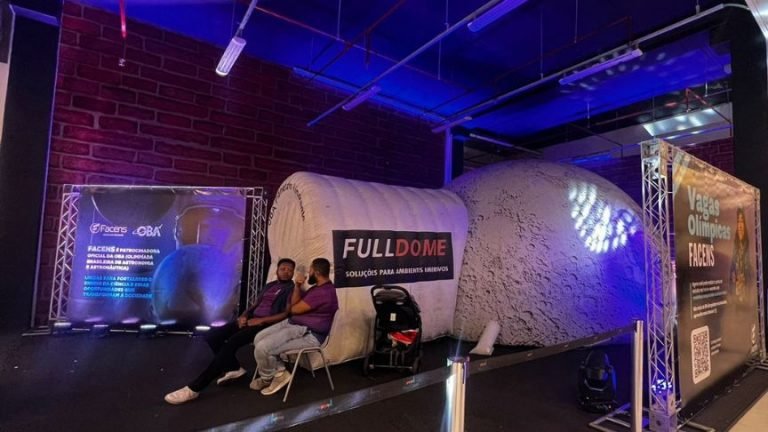 Planetário da Olimpíada Brasileira de Astronomia - Divulgação