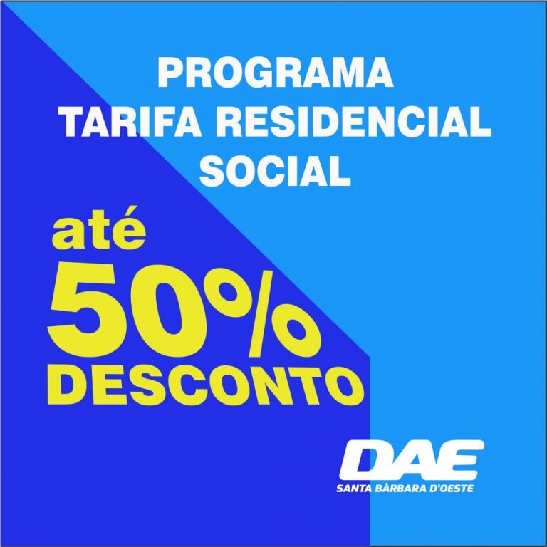 DAE prioriza atendimento para autistas na Tarifa Residencial Social 1 TARIFA RESIDENCIAL SOCIAL