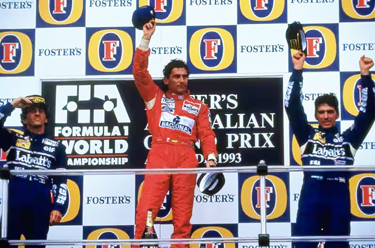 AyrtonSenna_Vitória no GP Austrália 1993_McLaren Ford-1