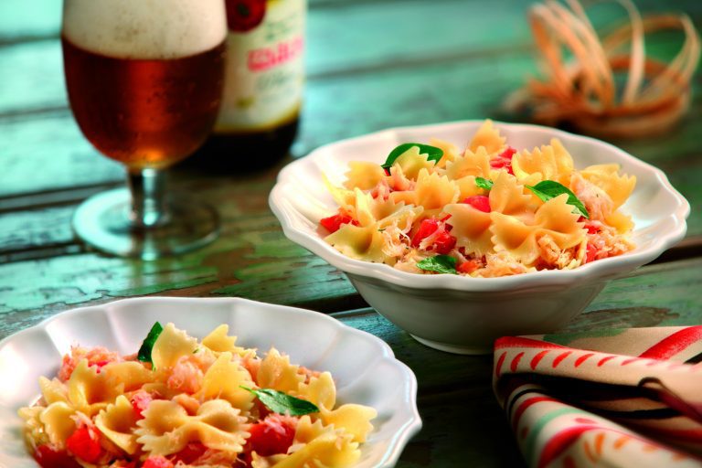 Farfalle-ao-Molho-de-Bacalhau---Melograno