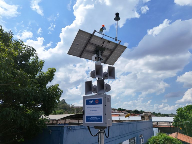 sirene de alerta para desastres naturais