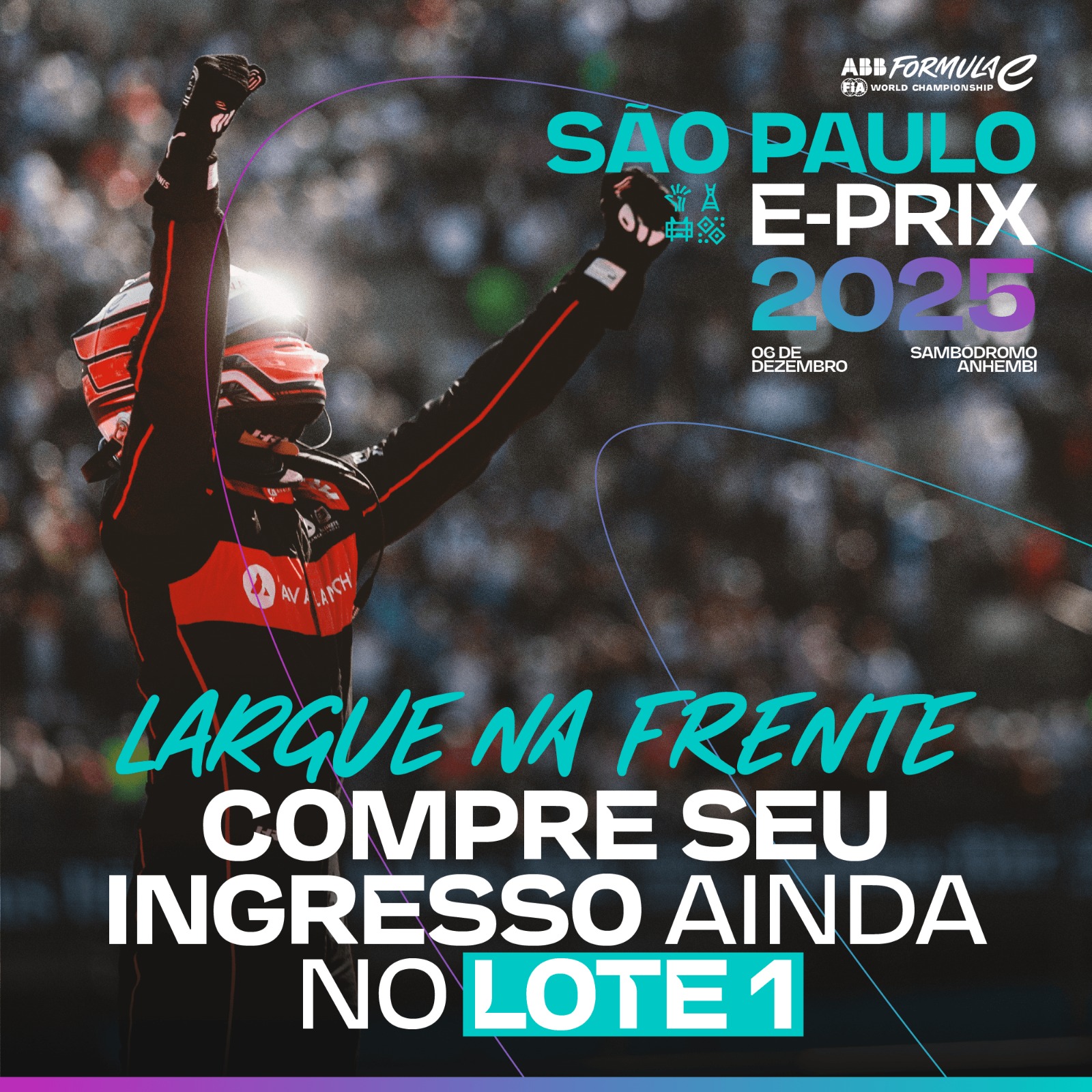Últimos dias para garantir ingressos do 1º lote do São Paulo E-Prix 2025