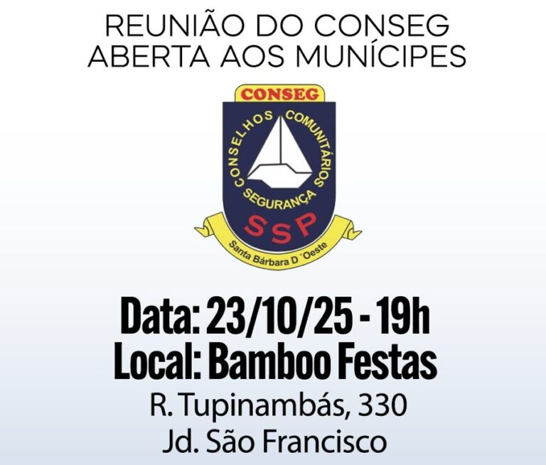 reunião conseg