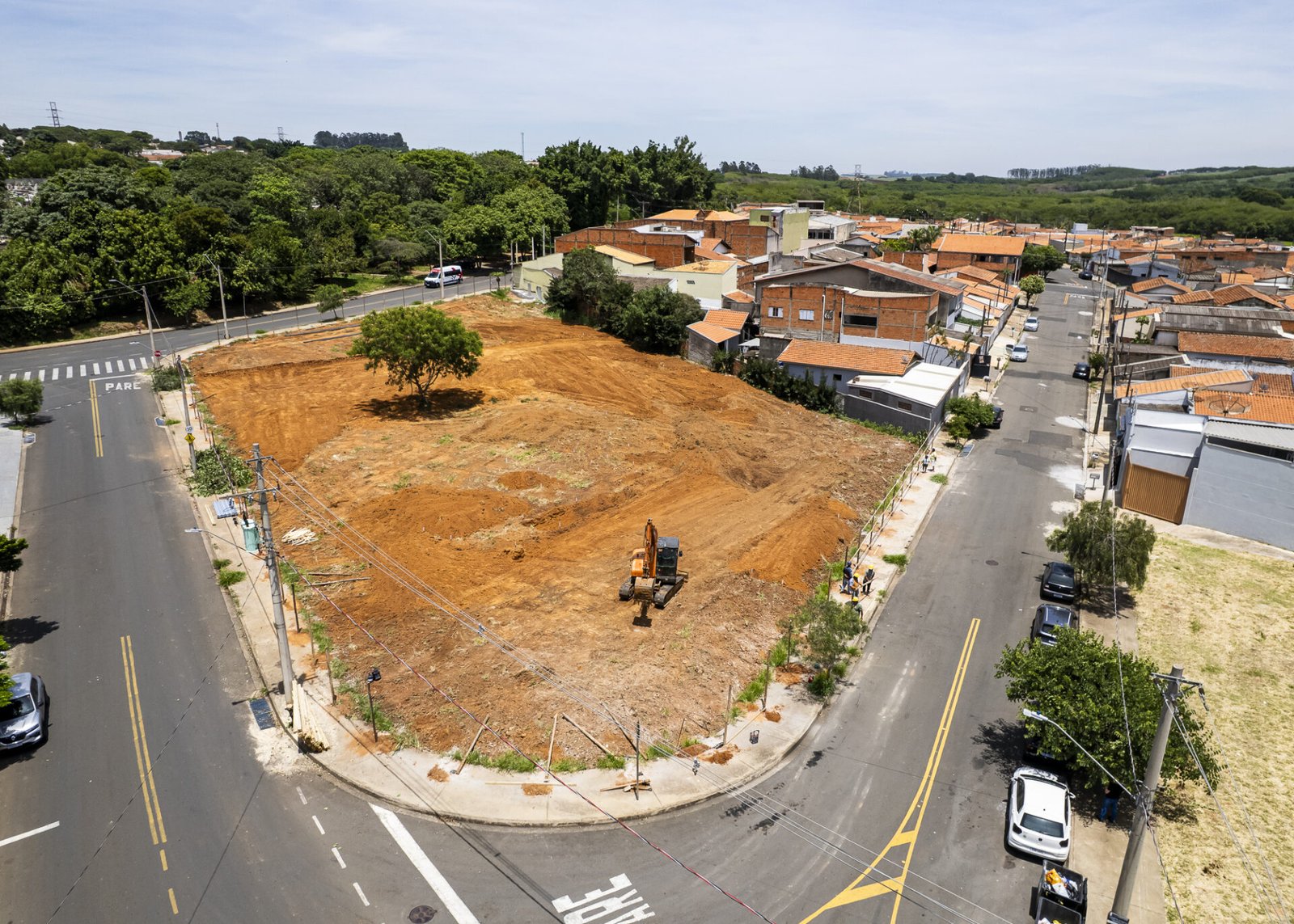 Prefeitura inicia a construção do CETI – Centro de Educação e Terapia Infantil de Santa Bárbara d’Oeste 1 CETI Drone02