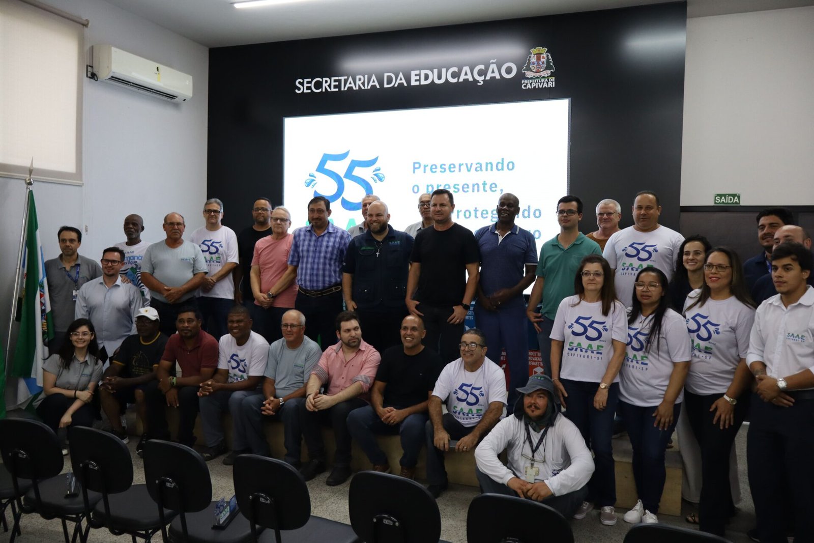 Capivari: Em cerimônia pelos 55 anos do SAAE, prefeito Vitão Riccomini anuncia sede própria para a autarquia 1 IMG_1176