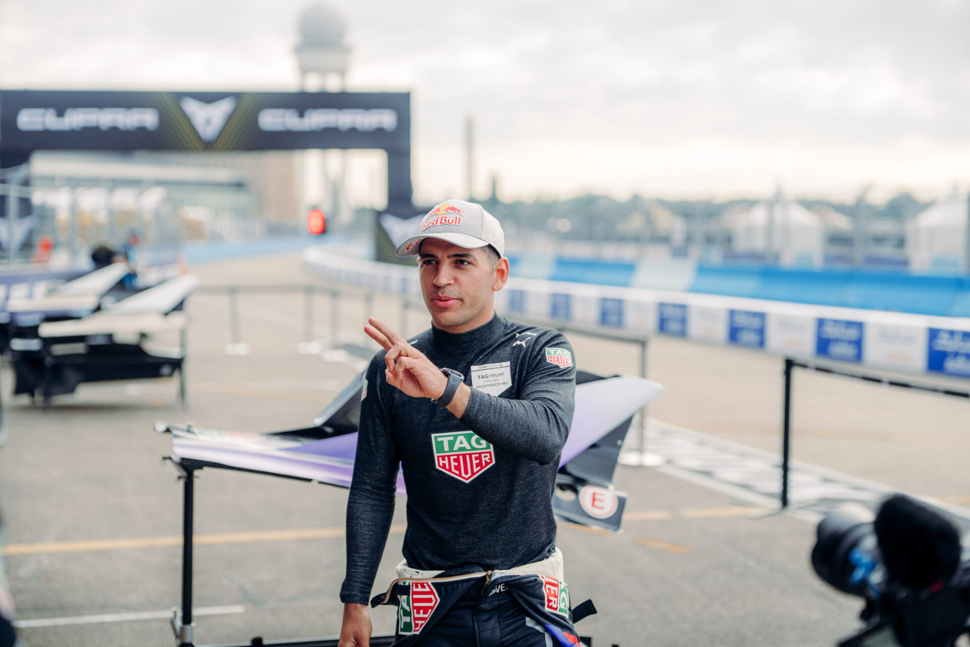 Porsche/Divulgação Ayhancan durante Teste para Novatos de 2025, em Berlim